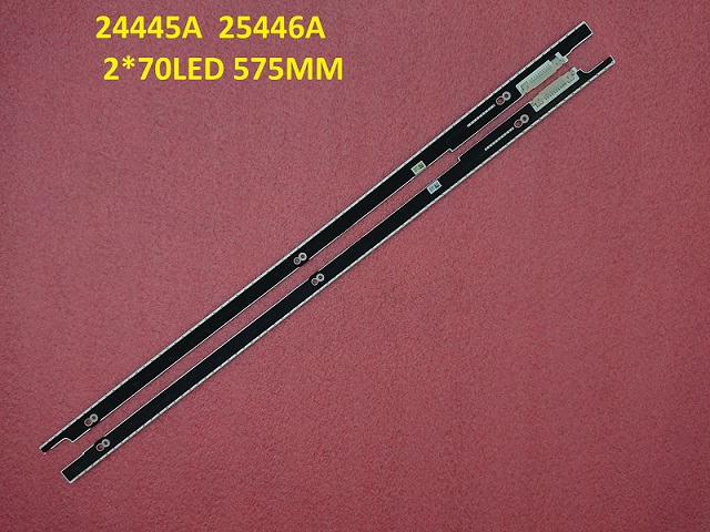 2pcs*70LED 575MM BN96-25445A 25446A LED strip for samsung LTJ460HQ10-H 2013SVS46 7032SNB R70 L70 3D